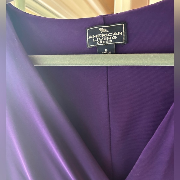 American Living Sz 6 Dress.Beautiful Detailed Design P2P 17” Stretch To 19”L 40” - Picture 8 of 8